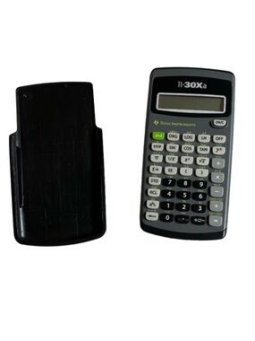 Texas Instruments TI-30Xa Scientific Calculator with Cover Tested Works